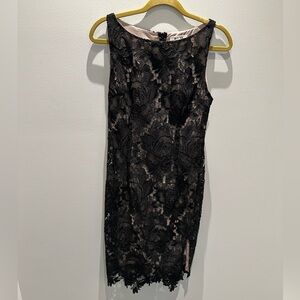 BB Dakota S , black lace, over neutral, Dress form fitting